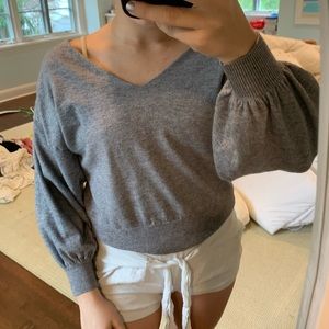Puffy-Sleeved Sweater